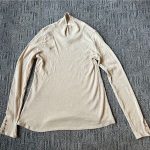 Sezane Felix Jumper/Top in Mottled Beige